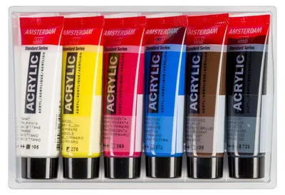 Immagine prodotto di Royal Talens17820500 ROYAL TALENS Vernice acrilica AMSTERDAM Primary, 6 x 20 ml