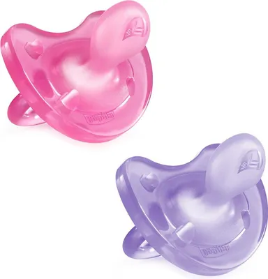 Produktbild von Chicco Physio Weicher Schnuller, 2er-Set
