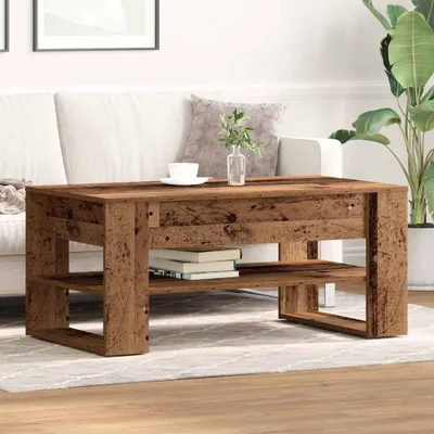 Immagine prodotto di Maison Exclusive - Tavolino in legno antico 102 x 55 x 45 cm Materiale ligneo