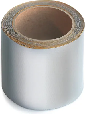 Image de Ruban de réparation pour bâches en PVC Wupsi - Ruban adhésif pour réparer les trous et les déchirures sur les bâches de camion, les bâches de remorque, les auvents et les tentes - Argent, 10 cm x 5 m