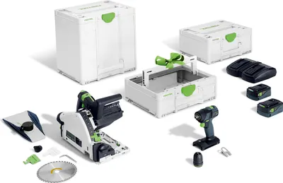 Image de Kit combiné sans fil Festool Universal TSC 55 K/TXS 18/TB M 137 | 578024