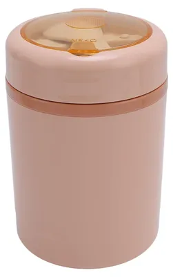 Elektrische Lunchbox 600 ml, USB, 60 °C, Edelstahl, auslaufsicher, Pink
