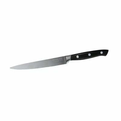 Zdjęcie produktu dla NIROSTA – nóż uniwersalny TRINITY, nóż kuchenny ze stali nierdzewnej z ergonomiczną rączką, nóż uniwersalny do krojenia, nóż z ręcznie ostrzoną ostrzem (długość ostrza: ok. 14 cm)