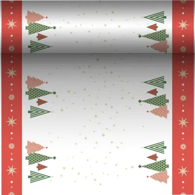 Obrázek produktu pro PAPSTAR Vánoční běhoun na stůl "Plain Christmas Trees"