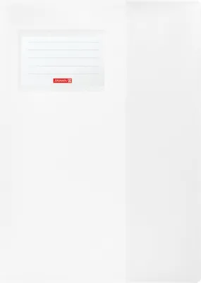 Produktbild von Hefthülle A4 FACT!pp weiß mit Namensschild