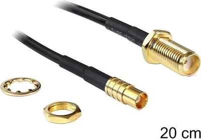 Produktbild von DeLOCK 88577, 0,2 m, SMA, MCX, Schwarz