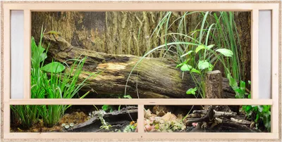 Produktbild von Repiterra® Terrarium Frontbelüftung Holzterrarium OSB Holz Terrarien 120x60x60cm