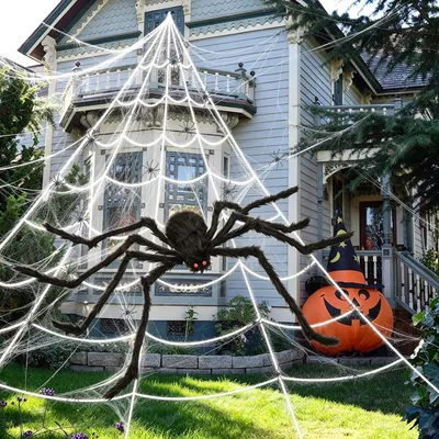 Obrázok produktu pre Trojuhelníková pavučina na Halloween – dekorácia na Halloween