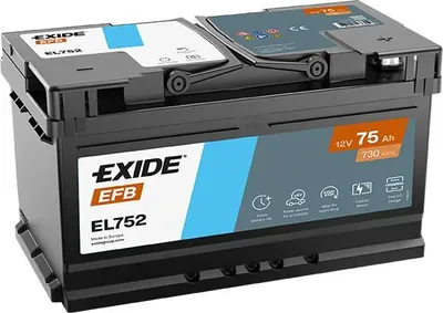 Obrázek produktu pro Exide Batterie El752 Efb