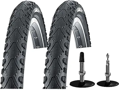 Produktbild von 2 Stück PANNENSICHERER FAHRRADREIFEN 28 ZOLL 42-622 KENDA 28x1.60 + 2 SCHLÄUCHE SV