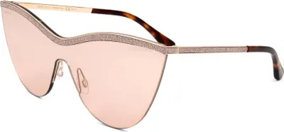 Image de Lunettes de soleil pour femme Jimmy Choo KRISTEN/S dorées havane 99/1/145
