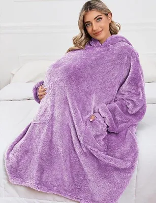 Productafbeelding van Oversized hoodie, grote fleece deken, geschikt voor zowel dames als heren