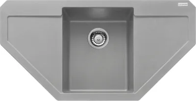 Zdjęcie produktu dla FRANKE MARIS MRG 612-E Zlewozmywak narożny / Fraganit / Kamień szary / Przycisk / 45 cm
