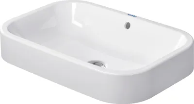 Immagine prodotto di Duravit Vasque supérieure Happy D.2 60cm avec trop-plein, sans trou de robinet banc, 23146000001, 23146000001