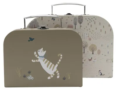 Obrázek produktu pro Jollein 059-595-68102, Toy storage suitcase, Vícebarevný, Volně stojící, Chlapec/děvče, Obrázek, Zvířecí vzor