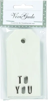 Produktbild von Pearl To You Geschenkanhänger 5x10cm 15Stk