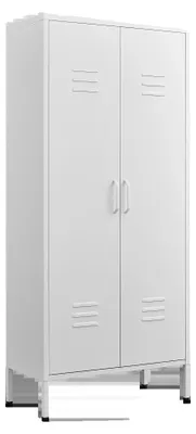 Produktbild von Aufbewahrungsschrank, Mehrfachregalorganisation, Abschließbares Design, Weiß