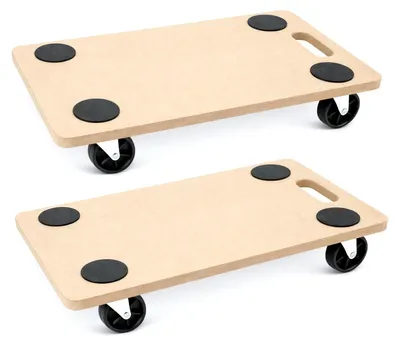 Immagine prodotto di Solidchoice - Set di 2 carrelli per il trasporto di mobili, con piedini antiscivolo in EVA