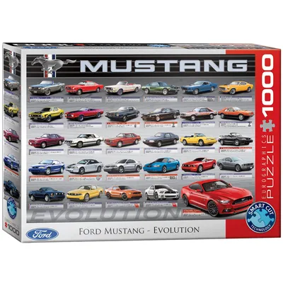 Produktbild von 1000 Teile Puzzle - Puzzle - Ford Mustang Evolution + Puzzle Alu Rahmen für 1000er