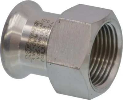 Produktbild von VSH XPress Edelstahl R2702, Übergangsmuffe I/IG mm, 35 x 1 mm