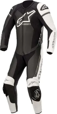 Produktbild von Alpinestars GP Force Phantom 1-Teiler Motorrad Lederkombi, schwarz/weiß/grau, 56