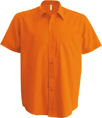 Immagine prodotto di Camicia Kariban in popeline a manica corta in cotone poliestere easy-care per uomo