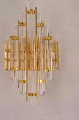 Zdjęcie produktu dla Lampy ścienne do przedpokoju lampy do salonu luksusowe nowe złoto