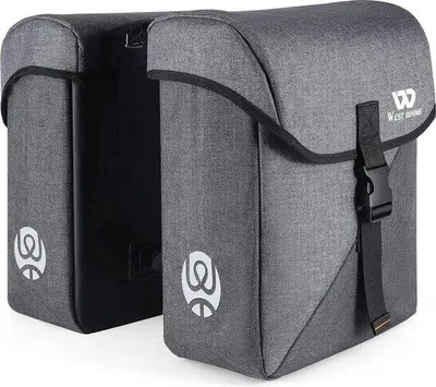 Produktbild von Famanu Fahrradtasche mit doppeltem Stauraum - Schwarz