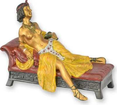Produktbild von Bronzeskulptur Kleopatra Replikat Retro Design Dekoration