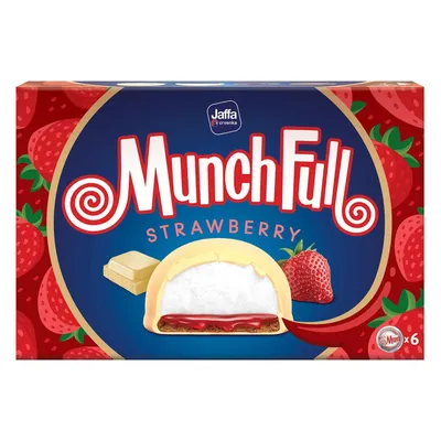 Produktbild von Jaffa - Munchfull Strawberry 128g