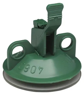 Imagen del producto de Juego de 10 ventosas de 40 mm de diámetro, color verde