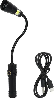 Productafbeelding van 1000 lumen LED-werklamp, magnetisch, flexibel, zaklamp, type C, zoombare zaklamp met COB-functie
