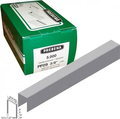 Produktbild von PREBENA Heftklammern Klammern PF  PF09 CNK  1 Stück