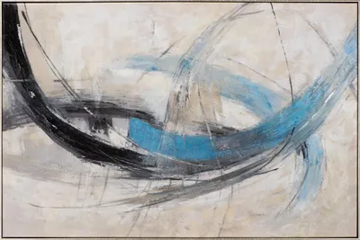 Produktbild von ArtUniverse Leinwandbild Blue Expression 80 x 120 cm