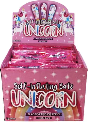 Produktbild von Aufblasbarer Schläger selbstentfaltend im Display "Einhorn"