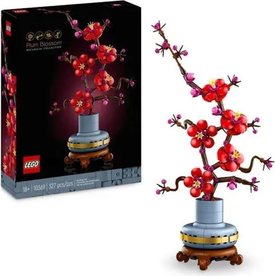 Immagine prodotto di LEGO Icons 10369 Les Fleurs de Prunier, decorazione floreale per interni, Botanical Collection, set per adulti