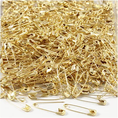 Produktbild von Creativ Company Sicherheitsnadeln Gold 22 mm 500 Stück Nähen