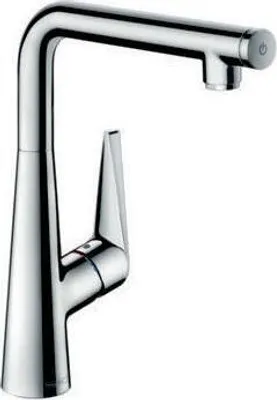 Produktbild von hansgrohe Einhebel-Küchenmischer 300 SELECT S TALIS DN 15, mit Schwenkauslauf Edelstahl-Optik 72820800