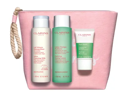 Produktbild von Clarins Gründliche Reinigung Misch- bis ölige Haut, Frauen, Mischhaut, ölige Haut, Exfoliation, Klärend, ausgleichend, 200 ml, 200 ml, 15 ml