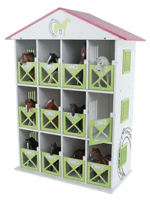 Image de Kids Globe Paarden Opbergbox met 12 Boxen