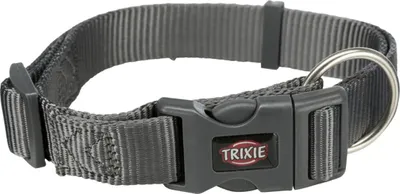 Produktbild von TRIXIE Premium Halsband, L–XL: 40–65 cm / 25 mm, grafit