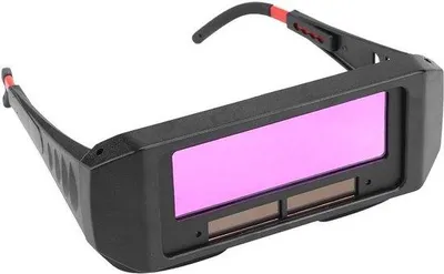 Produktbild von Sicherheitsbrille mit Anti-Fog- und UV-Schutz - Schwarz - Solarbetriebener Schutzschirm - Plasmalaser-Sicherheitsbrille