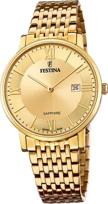 Produktbild von Festina Herren Uhr Swiss Edelstahlarmband gold D2UF20020/2