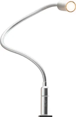 Produktbild von kalb | 3W LED Leseleuchte Nachttischlampe Bettlampe Leselampe dimmbar 1er Set silbergrau