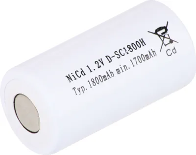 Produktbild von Mexcel Akku Sub-C 1,2V / 1800mAh NS1800SCH Hochtemperatur