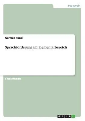 Produktbild von Sprachförderung im Elementarbereich