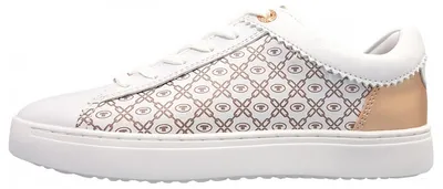 Image de Chaussures de sport pour femmes Tom Tailor, lacets, blanc, style décontracté