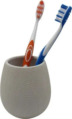 Produktbild von Feridras Zahnputzbecher Zahnbürstenhalter Badaccessoires Safari bianco