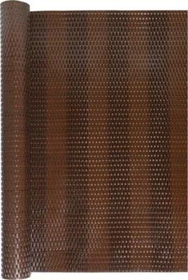 Image de vidaXL Pare-vue balcon brun et noir 600x80 cm Poly rotin