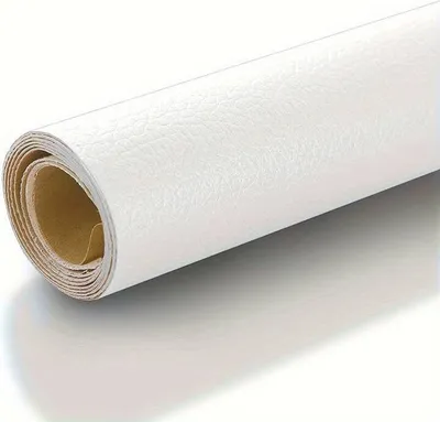 Produktbild von Súprava na opravu kože, jednoduchá oprava nábytku a renovácia kože (40 x 300 cm) - LEATHERPATCH (biela)